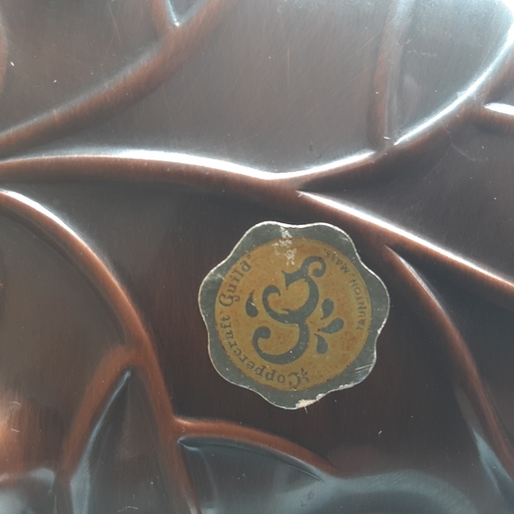 Coppercraft Guild Leaf shaped trinket holder - Picture 8 of 9